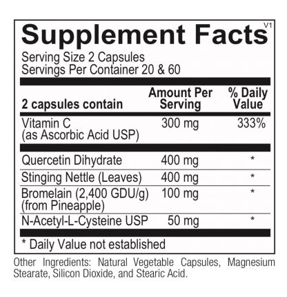 Quercetin Bromelain Plus (120 Capsules) - Image 2