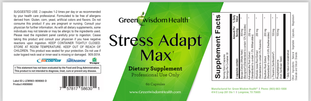 Stress Adapt Max (60 Capsules)