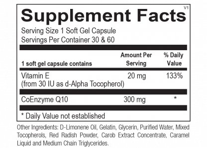 Co-Q10 300mg (30 Softgels) - Image 2