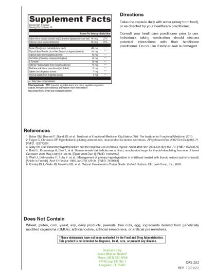 Thyroid Essentials (60 Capsules) - Image 3