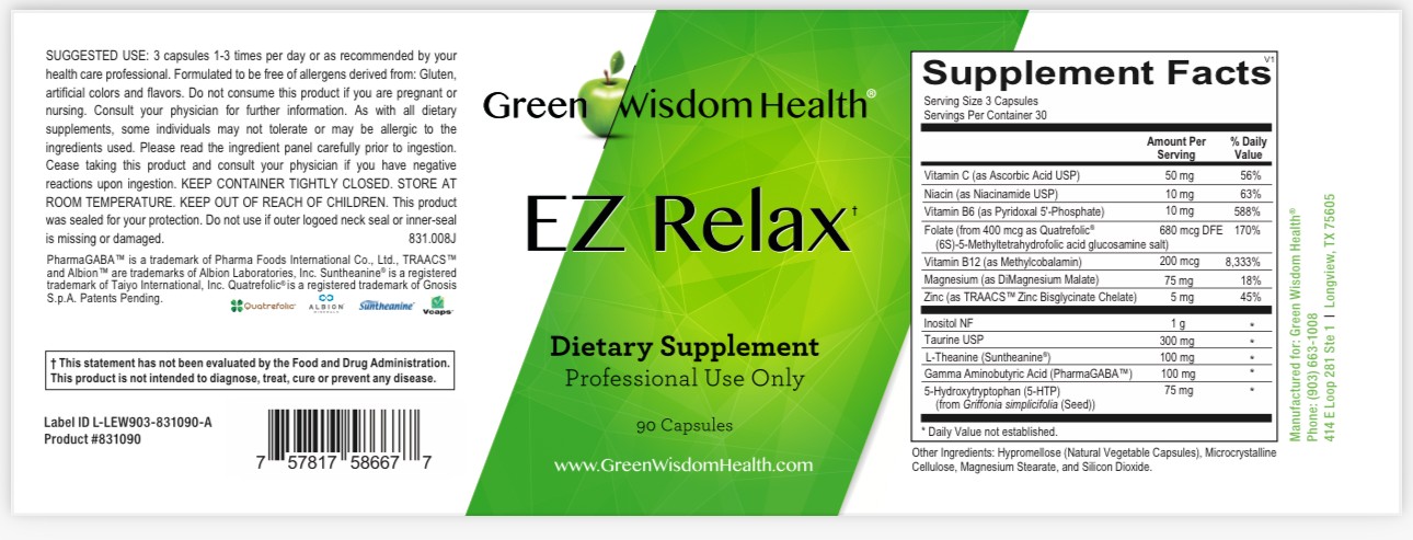 EZ Relax (90 Caps)