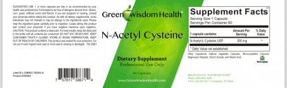 N-Acetyl-Cysteine (60 caps)